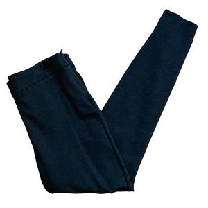 White House Black Market WHBM Charcoal Gray Knit The Skinny Pants 6